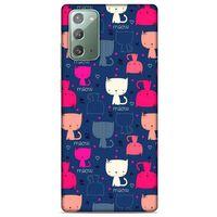 Lopard Samsung Galaxy Note 20 Uyumlu Kılıf Kediler (5) Koruma Kabı Miyav