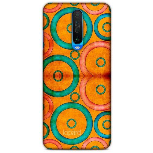 Xiaomi Poco X2 Kılıf Pastel Renkler (39) Liquid Crystal Kılıf Turuncu Yeşil