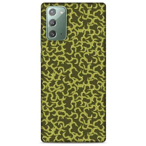 Kamuflaj 93 Samsung Galaxy Note 20 Kılıf Silikon Kapak