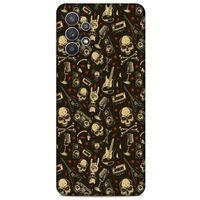 Lopard Samsung Galaxy A32 Uyumlu Kılıf Retro (8) Baskılı Kılıf