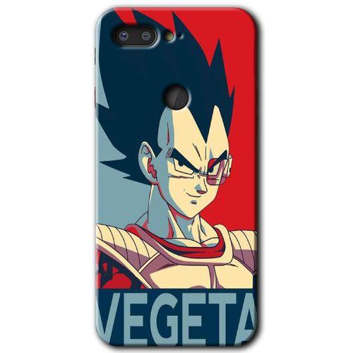 MRCİLETİSİM General Mobile GM 9 Pro Kılıf HD Desen Baskılı Arka Kapak + Temperli Cam - Vegeta