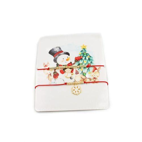 Yeni Yıl İp Bileklik - Kırmızı