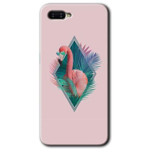 OPPO Oppo Rx 17 Neo Kılıf HD Desen Baskılı Arka Kapak - Flamingo