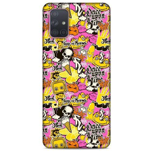 Graffitix (40) Desenli Silikon Kapak Samsung Galaxy A71 Kılıf