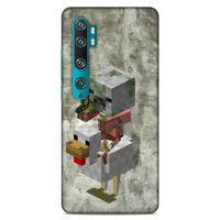 Lopard Xiaomi Mi Note 10 Uyumlu Kılıf PiXel (43) Thin Fit Kılıf Tavuk MC