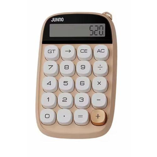 Sevimli Kare Tuşlu 10 Haneli Ldc Ekran Hesap Makinası Kahverengı