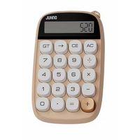Sevimli Kare Tuşlu 10 Haneli Ldc Ekran Hesap Makinası Kahverengı