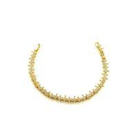 Taşlı VİP Bileklik - Altın