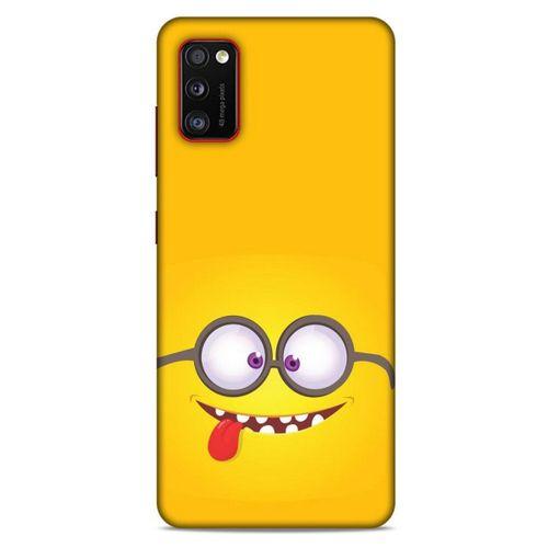 Lopard Samsung Galaxy A41 Uyumlu Kılıf Emojix (86) Glitter Kılıf