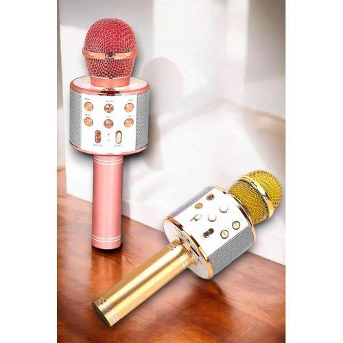 Kablosuz Bluetooth Karaoke Mikrofon Usb Ve Aux Girişli, Yüksek Ses Kalitesi