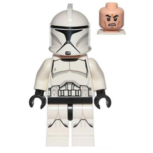 Lego Minifigür Star Wars Clone Trooper (Phase 1)  with gun sw0910