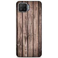 Lopard Oppo A73 Uyumlu Kılıf Wood'X (17) Tasarım Kılıf Baskılı