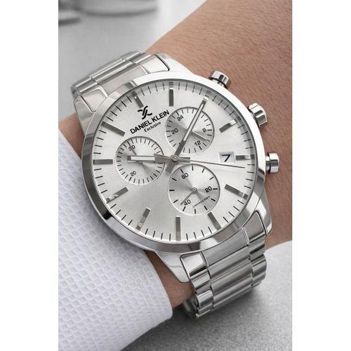 Daniel Klein Erkek Kol Saati 30 Metre Suya Dayanıklı Çelik Kordon + Bileklik Hediyeli VS.BLKT.0816