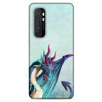 Xiaomi Mi Note 10 Lite Kılıf Dragons (19) Kılıfları Mavi Ejderha
