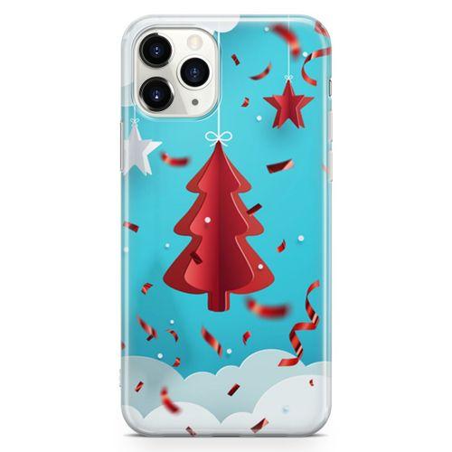 Apple iPhone 11 Pro Max Kılıf Yılbaşı Hediyesi Arka Kapak Koruma Desenli Full Koruyucu