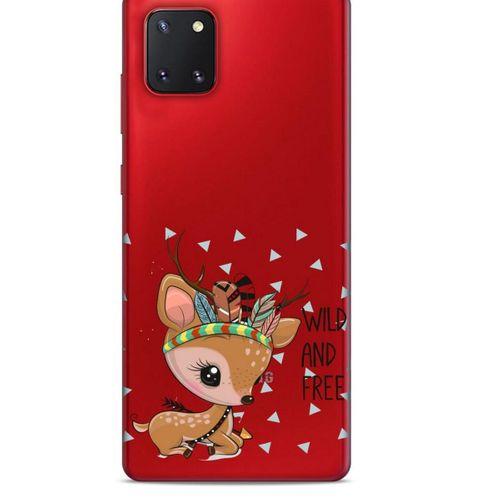 Zoologix (50) Samsung Galaxy Note 10 Lite Şeffaf Kılıf Silikon Desenli