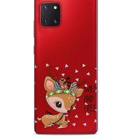 Zoologix (50) Samsung Galaxy Note 10 Lite Şeffaf Kılıf Silikon Desenli
