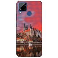 Oppo Realme C15 Kılıf Almanya (30) Silicone Case Nehir Şato