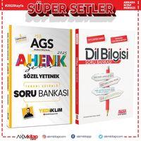 Yediiklim Yayınları 2025 MEB AGS Ahenk Serisi Sözel Yetenek ve AKM Dil Bilgisi Soru Bankası Seti 2 Kitap