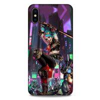 Apple iPhone XS Max Uyumlu Kılıf Harley Quinn (29) Arka Koruma Kılıfı Koyu haki