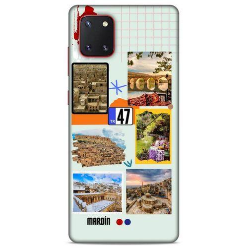 Lopard Samsung Galaxy Note 10 Lite Uyumlu Kılıf Şehirli ※ (47) Mardin Crystal Flex Kılıf