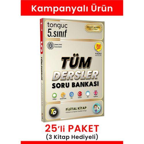 5. Sınıf Tüm Dersler Soru Bankası 25' li Paket(3 Kitap Hediyeli)