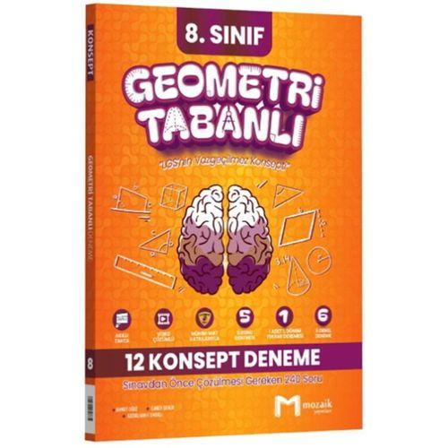 8. Sınıf LGS Geometri Tabanlı 12 Konsept Deneme Mozaik Yayınları