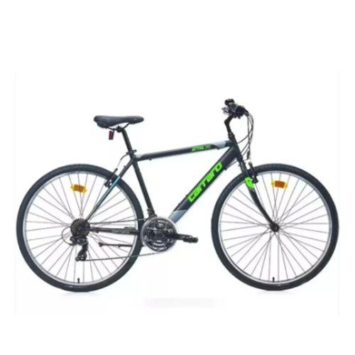 Carraro Active 280 28 Jant 21 Vites Şehir Bisikleti Mat Siyah-Koyu Gri/Yeşil