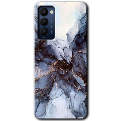 Tecno Camon 18T Kılıf HD Desen Baskılı Arka Kapak - Otantik Mermer