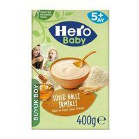 Hero Baby Sütlü İrmikli Ballı Ekonomik Paket Kaşık Mama 400 Gr