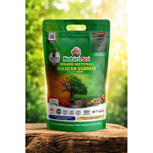 Naturasol Organik Sertifikalı Katı Solucan Gübresi 10 Kg (20 Litre) Sebze-Meyve, Çiçekler, Çim, İç & Dış Mekan, Süs Bitkileri