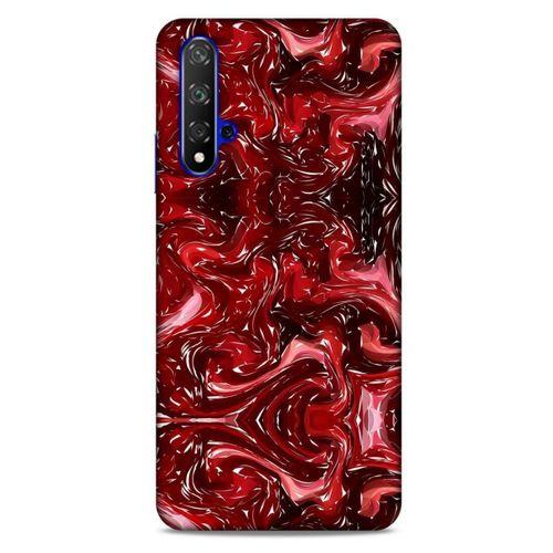 Mermer Desenli (45) Tema Liquid Air Kılıf Şarap Huawei P Smart S Y8P Kılıf