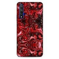 Mermer Desenli (45) Tema Liquid Air Kılıf Şarap Huawei P Smart S Y8P Kılıf
