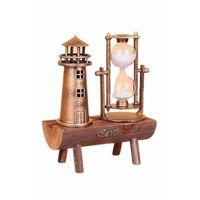 Hediyelik Kum Saati Retro Dekoratif Deniz Feneri Kum Saati