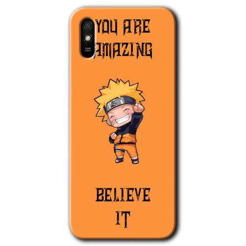 Redmi 9A Kılıf HD Desen Baskılı Arka Kapak - Kendine İnan