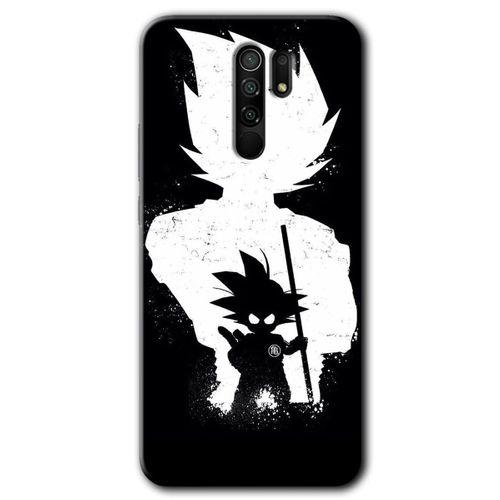 Redmi 9 Kılıf HD Desen Baskılı Arka Kapak - Anime + Kırılmaz Cam