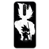 Redmi 9 Kılıf HD Desen Baskılı Arka Kapak - Anime + Kırılmaz Cam