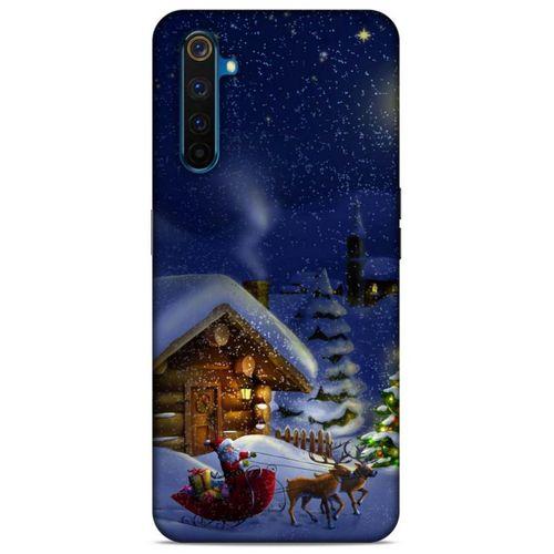 Lopard Oppo Realme 6 Uyumlu Kılıf Gece'S (24) Darbe Emici Kılıf Kar Manzara