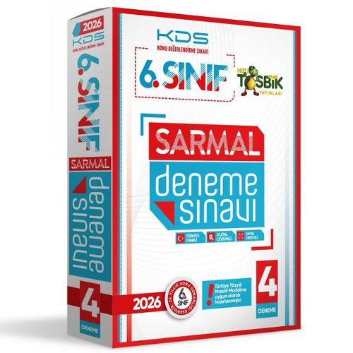 2026 6 Sınıf Yeni Sistem KDS SARMAL Deneme Paketi 4lü Türkiye Geneli D Çözümlü Hızlı Tosbik Yayın