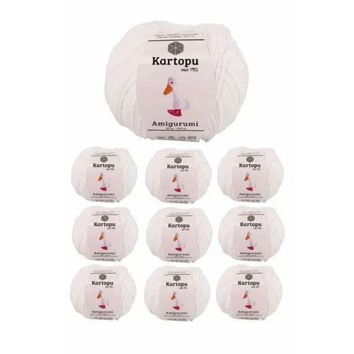 10 Adet Amigurumi El Örgü İpi 50gr 010