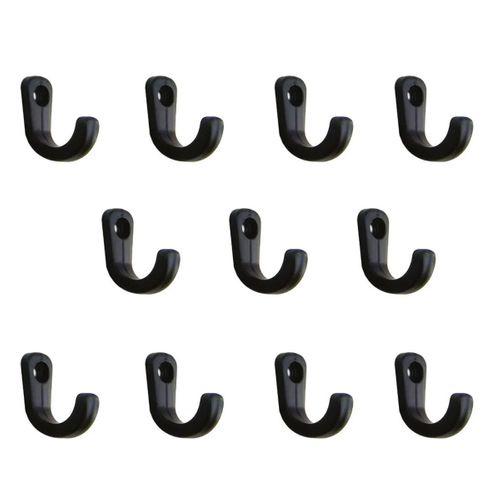 Tekli Anahtar, Bijuteri, Vitrin, Dekor Askısı - Siyah, 10x18x22 Mm