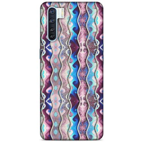 Oppo A91 Kılıf Baskılı Özel Seri Taşlı (31) TPU Kılıf