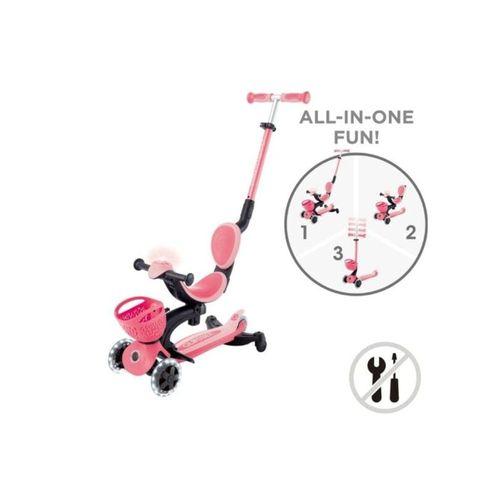 Globber Globber Go Up Baby 360 Scooter (Işıklı) Koyu Pastel Pembe