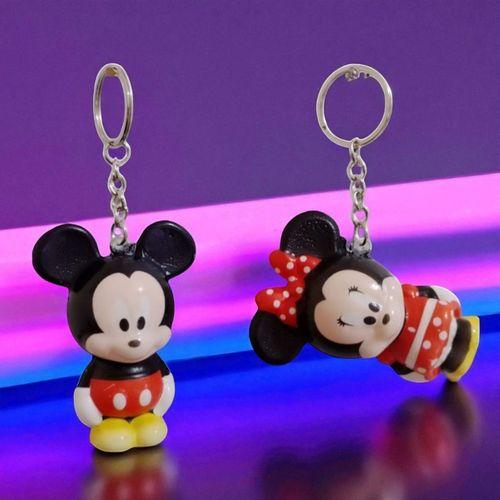 2 ADET MİNİ MİNNİE MOUSE MİCKEY MOUSE SUKUŞİ ANAHTARLIK DUYUSAL OYUNCAK MİCKEY MOUSE OYUNCAKLARI