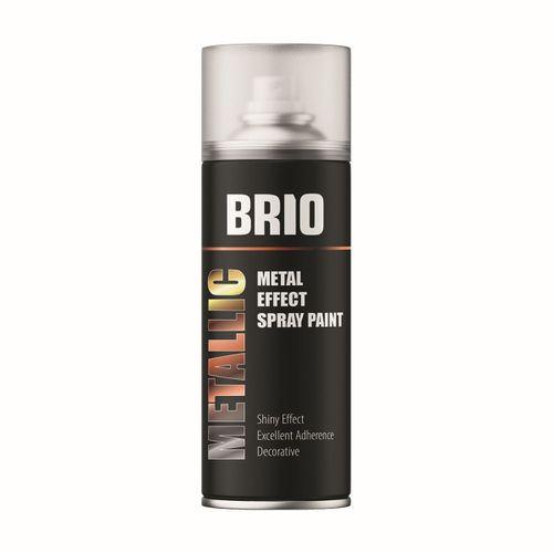 Brio Sprey Boya Metalik Gümüş Ayna Etkisi 400 M