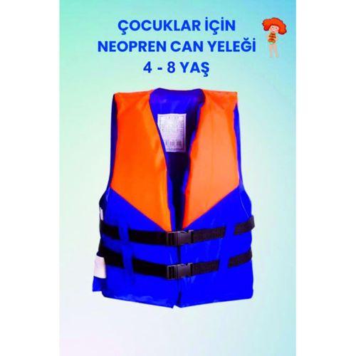 S Beden 4-8 Yaş Mavi Çocuk Can Yeleği Neopren Sünger Yüzme Yeleği Çocuklar İçin Yüzdürme Yelek,Can Kurtaran