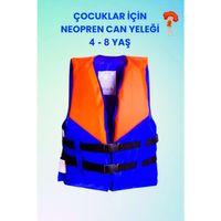 S Beden 4-8 Yaş Mavi Çocuk Can Yeleği Neopren Sünger Yüzme Yeleği Çocuklar İçin Yüzdürme Yelek,Can Kurtaran