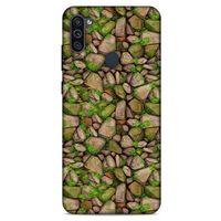 Samsung Galaxy M11 Kılıf Baskılı Özel Seri Taşlı (6) Silikon Kılıf