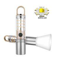 10W Zoomlu Led Powerbank Özellikli Şarjlı Kamp El Feneri