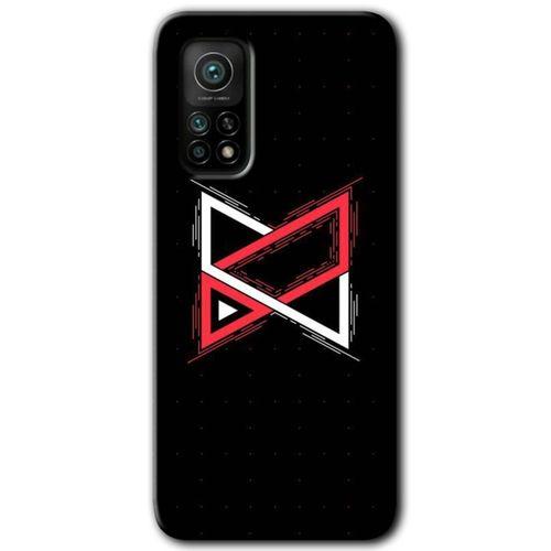 BeRa Aksesuar Xiaomi Mi 10T Pro Kılıf Baskılı Kapak - Kilit +Tam Kaplayan Mat Seramik